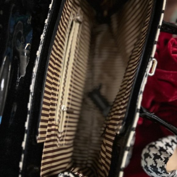 Black and White Houndstooth  Bag - Picture 5 of 5